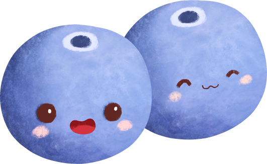 cute blueberry